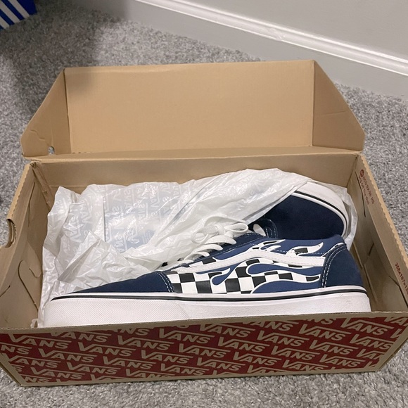 Men’s Blue Vans - Picture 3 of 4